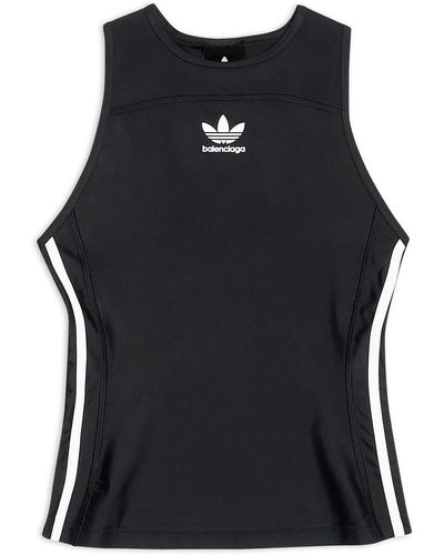 Balenciaga X Adidas Tanktop Met Logoprint - Zwart