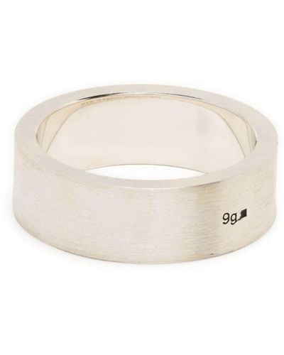 Le Gramme Ring mit gebürstetem Finish - Weiß