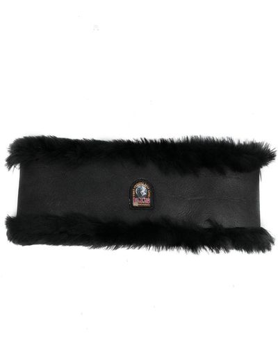 Parajumpers Logo-patch Shearling-lined Headband - Black