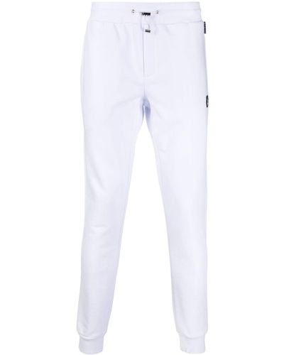Philipp Plein Pantaloni sportivi con logo - Bianco