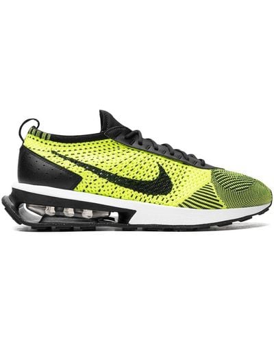 Nike Air Max Flyknit Racer "volt/black" Trainers - Green