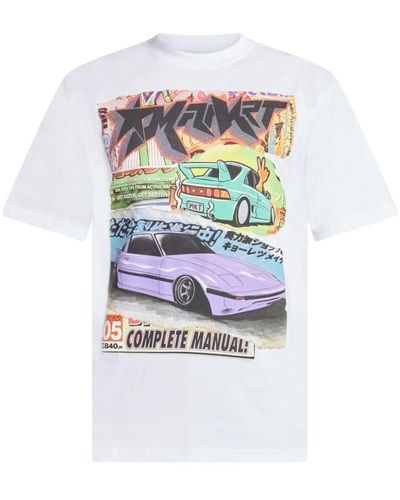 Market グラフィック Tシャツ - ホワイト