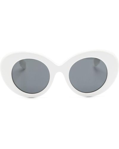 Burberry Lola oversized round sunglasses - Blu