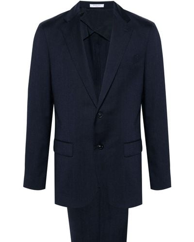 Boglioli Notched-lapels Single-breasted Suit - Blue