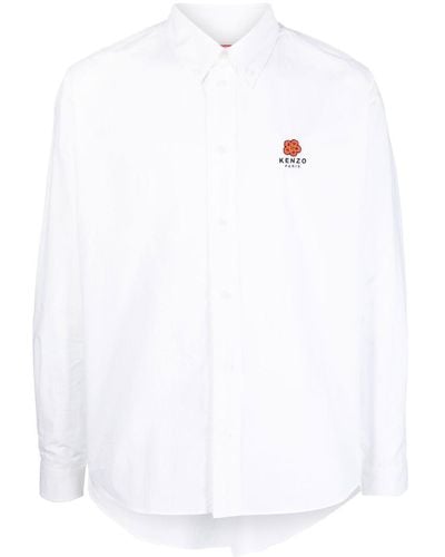 KENZO Hemd mit Boke Flower-Motiv - Weiß