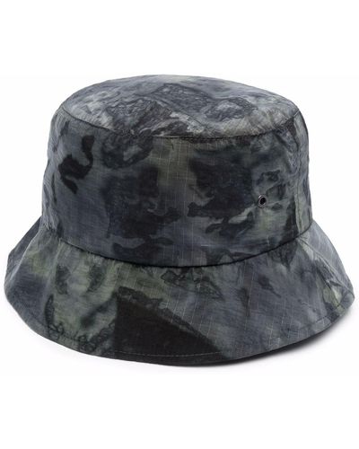 Mackintosh Tie-dye Nylon Bucket Hat - Gray