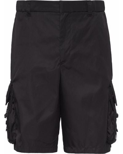 Prada Re-nylon Bermuda Shorts - Zwart