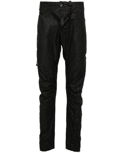 Masnada Slim-cut Cargo Trousers - Black