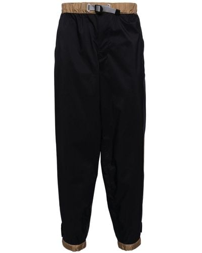 Kolor Pantalones ajustados con cinturón - Negro