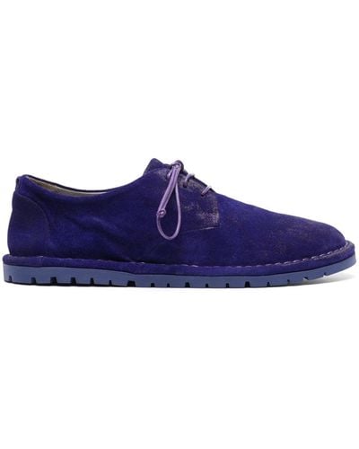 Marsèll Sancrispa Suede Derby Shoes - Purple
