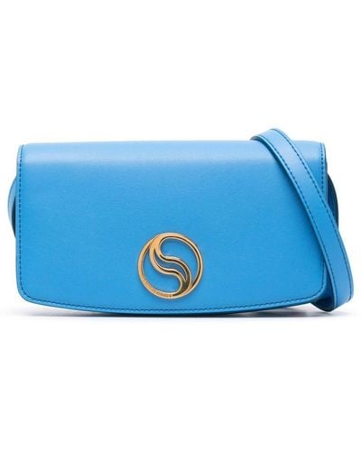 Stella McCartney S-wave Mini Bag - Blue