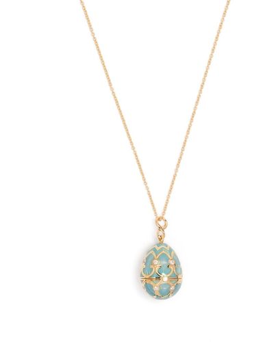 Faberge 18kt Yellow Gold Heritage Diamond Locket Necklace - Metallic