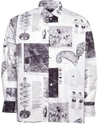 Etudes Studio X Batia Suter Illusion Katoenen Overhemd - Wit