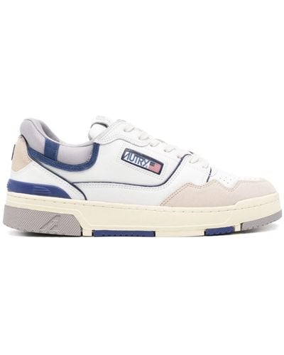Autry Clc Leather Trainers - White