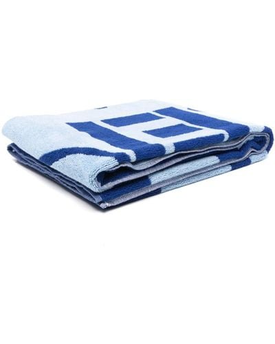KENZO Paris Cotton Beach Towel (90cm X 160cm) - Blue