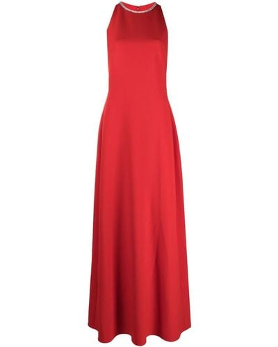 Safiyaa Mouwloze Maxi-jurk - Rood