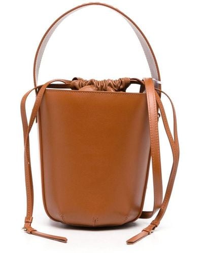 Chloé Sense Leather Bucket Bag - Brown