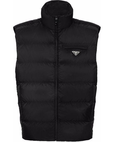 Prada Re-nylon Quilted Padded Gilet - Multicolour