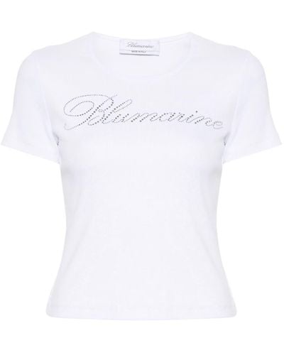Blumarine T-shirt Con Logo - White
