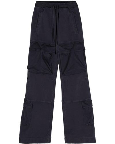 Entire studios Utility Mid-rise Track Trousers - Blue