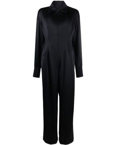 Y-3 Logo-print Jumpsuit - Black