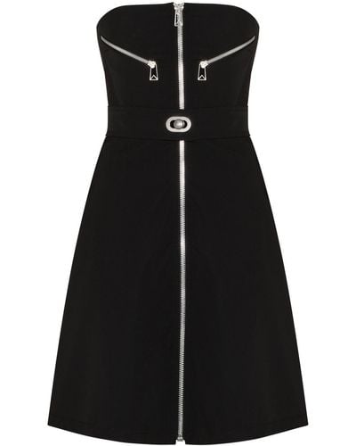 Bottega Veneta Strapless Belted Minidress - Black