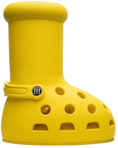 MSCHF X Crocs Big "yellow" Boots