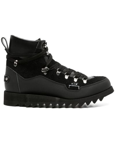 A_COLD_WALL* Alpine Suede Hiking Boots - Black