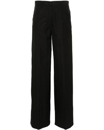 Forte Forte High-waist Palazzo Trousers - Black