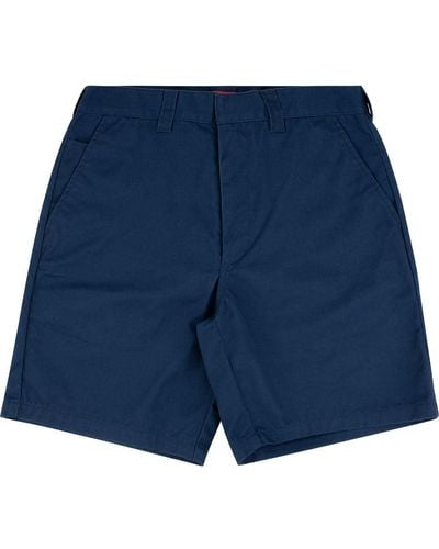 Supreme 'Work' Shorts mit geradem Bein - Blau