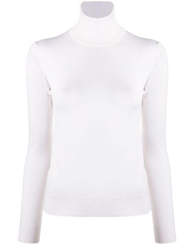 Barrie Turtleneck Sweater - White