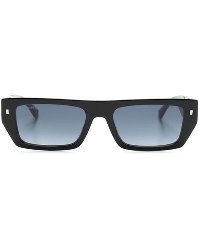 DSquared² Icon Rectangular-frame Sunglasses - Black