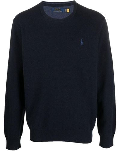Polo Ralph Lauren Sweater Met Ronde Hals - Blauw