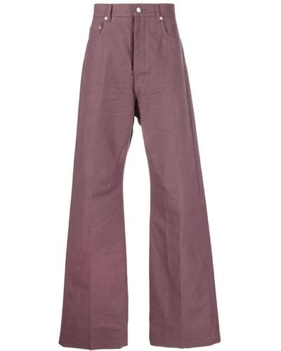 Rick Owens High-waist Wide-leg Pants - Purple