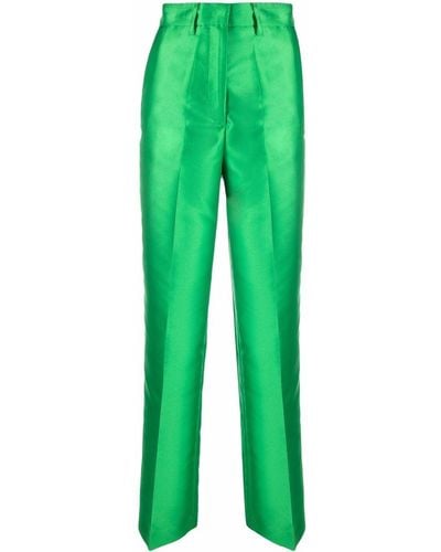 Blanca Vita Pareskia Straight-leg Pants - Green