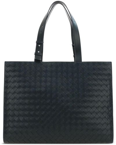 Bottega Veneta Sac cabas Cargo en cuir - Noir