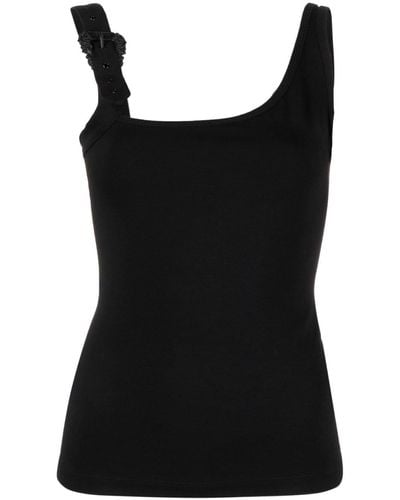 Versace Buckle-strap Vest Top - Black