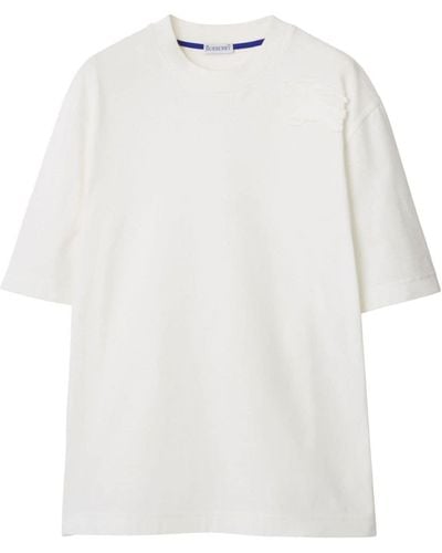 Burberry Camiseta con logo - Blanco