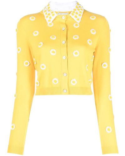 Yellow Alice + Olivia Sweaters and knitwear for Women | Lyst
