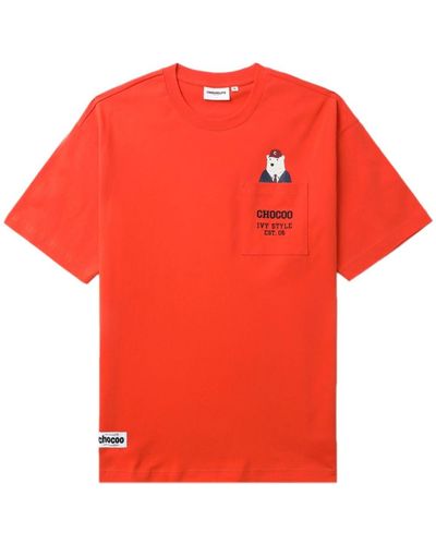 Chocoolate Camiseta Chocoo Bear - Rojo