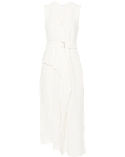 Christian Wijnants Daikuta Linen Maxi Dress - White