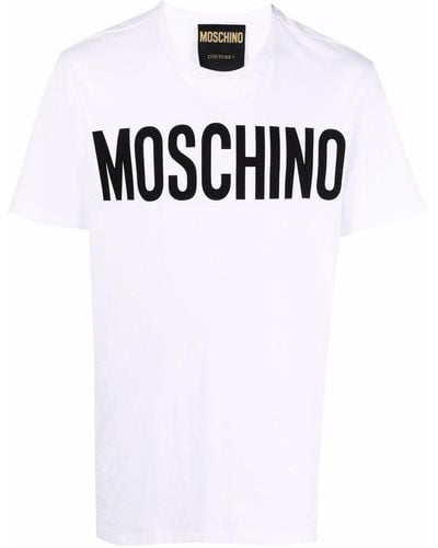 Moschino T-shirt Met Logoprint - Wit