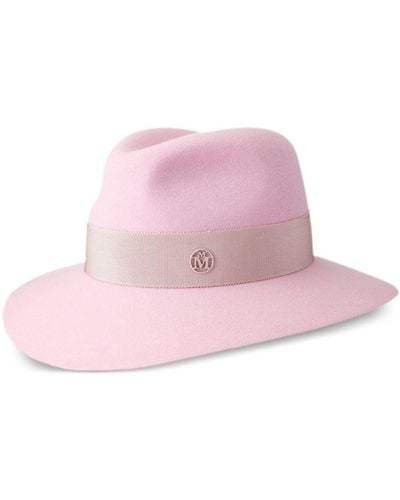 Maison Michel Fedora Hoed - Roze