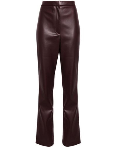 ROTATE BIRGER CHRISTENSEN High-waisted Slim Trousers - Purple