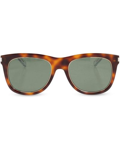 Saint Laurent Square-frame Sunglasses - Brown