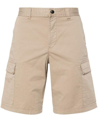 BOSS Twill Cargo Shorts - Natural
