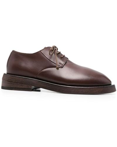 Marsèll Round Toe Lace-up Derby Shoes - Brown