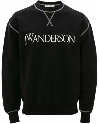 JW Anderson ロゴ スウェットシャツ - ブラック
