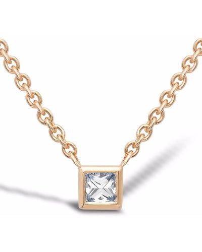 Pragnell 18kt Rose Gold Rockchic Diamond Necklace - Pink