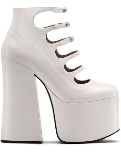 Marc Jacobs Kiki 160mm Leather Court Shoes - White